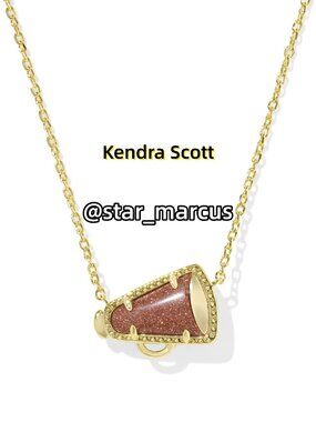 Kendra Scott x Cheer Gold Short Pendant Necklace